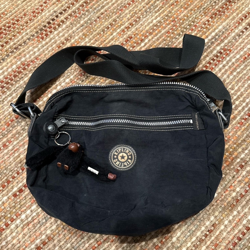 Kipling Black Bag with Keychain